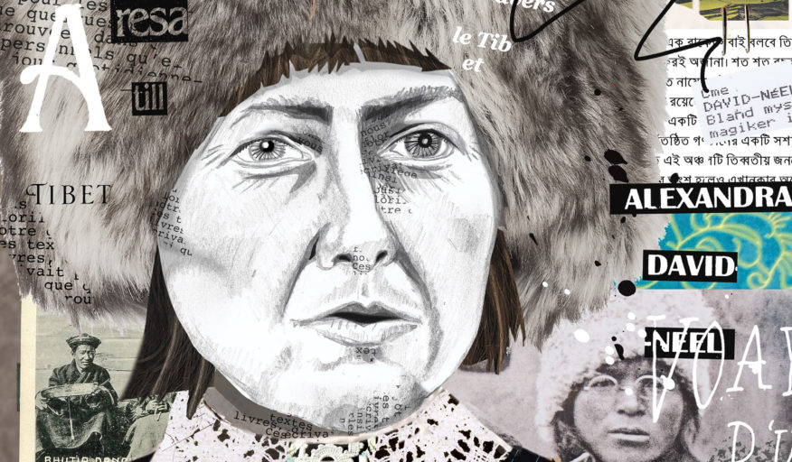 Alexandra David Neel, författare till En parisiskas resa till Lhasa .