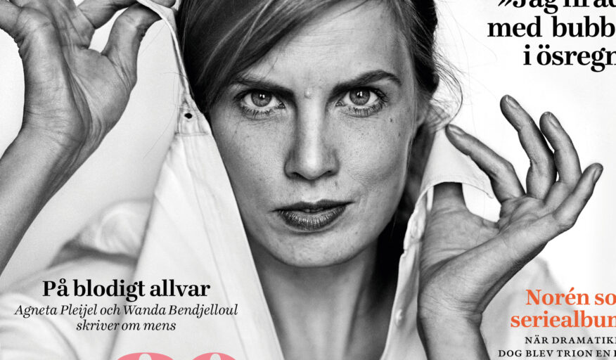 Vi Läsers omslag med Lydia Sandgren